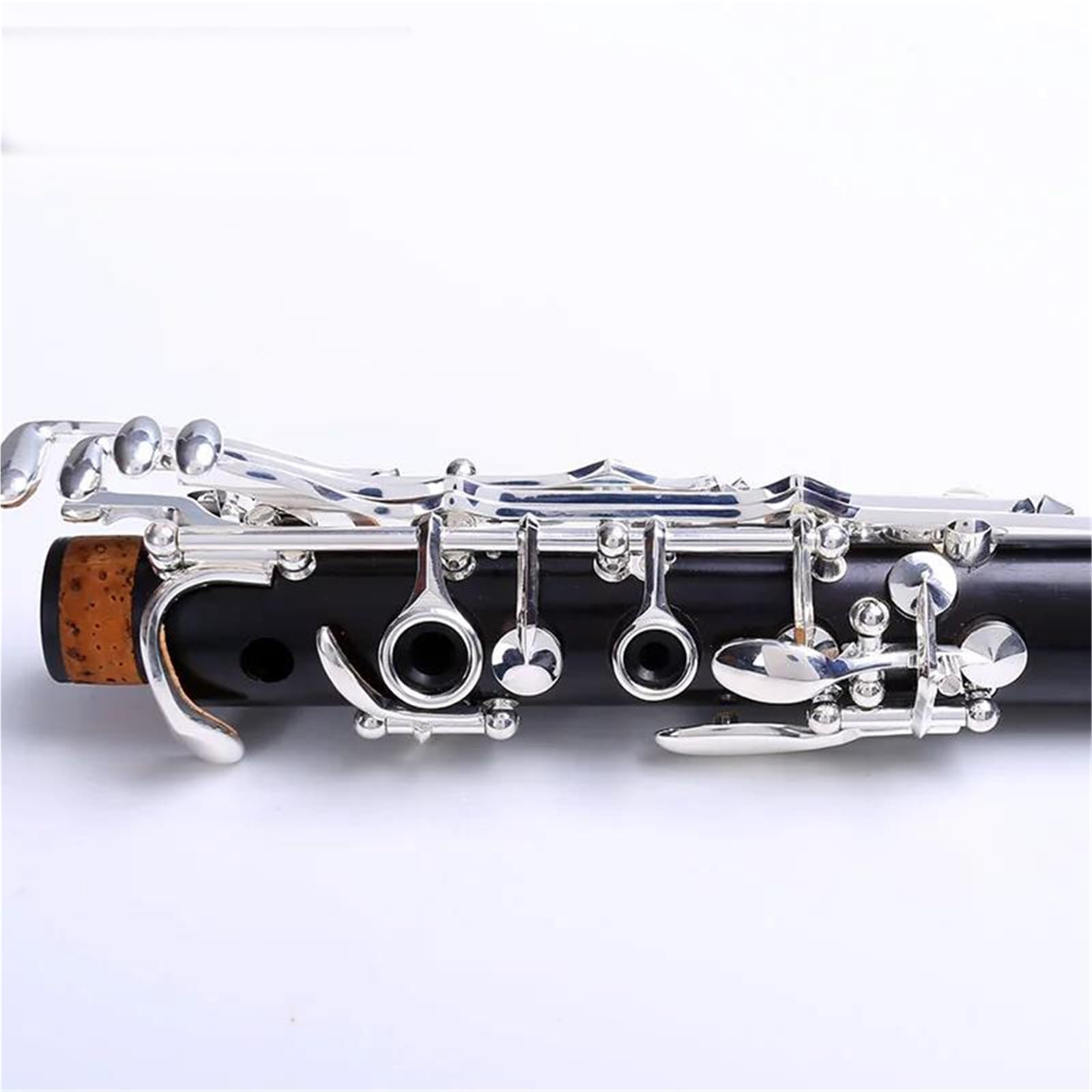 Professional Bb 17 Key Silver Plated Ebony Clarinet 18 Keys Clarinet(18 keys)