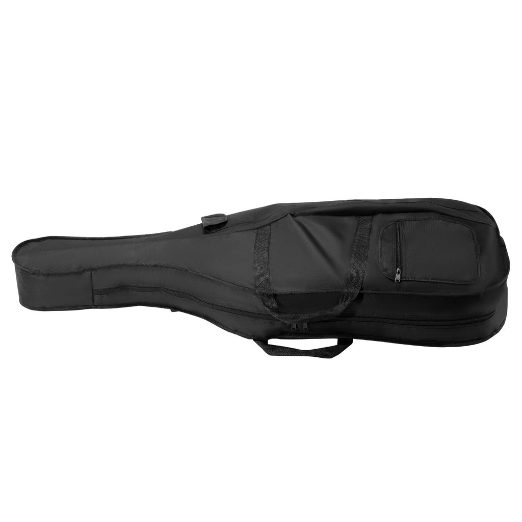 VEVOR 4/4 Full Size Cello Case, Lightweight Portable Travel Carrying Bag, with Dual Shoulder Straps, Anti-Scratch, Professional Cello-Shape, for Cello, Black