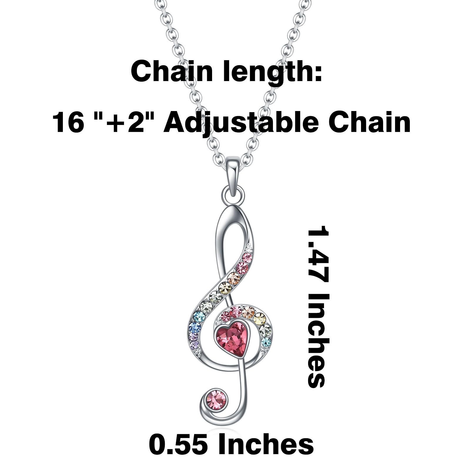 VEEHOO Violin/Guitar/Piano/Trumpet/Saxophone/Harp/Drum/Cello Necklace for Girls Women,Music Lover Jewelry Gifts for Women Girls