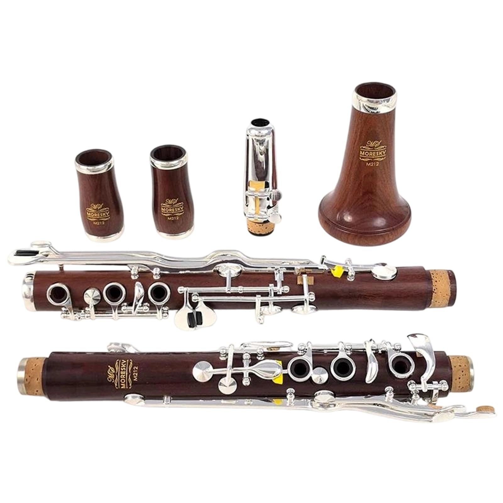 Clarinet Musical Instruments MORESKY G Tone Clarinet Ebony Silver Plated 20 Keys(M202)