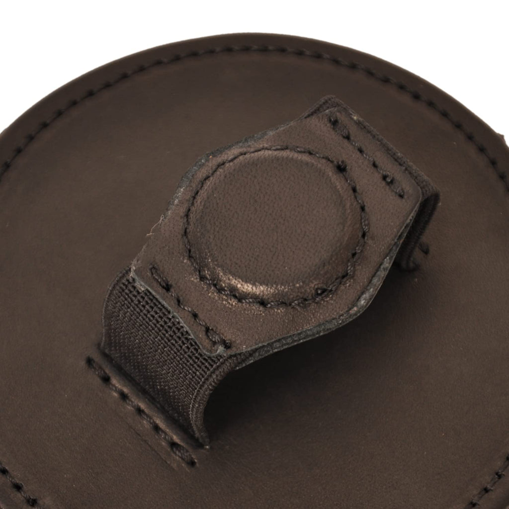 Trombone magnetic mute, lightweight leather mute for jazz and classical trombone players by MG Leather Work (Black)