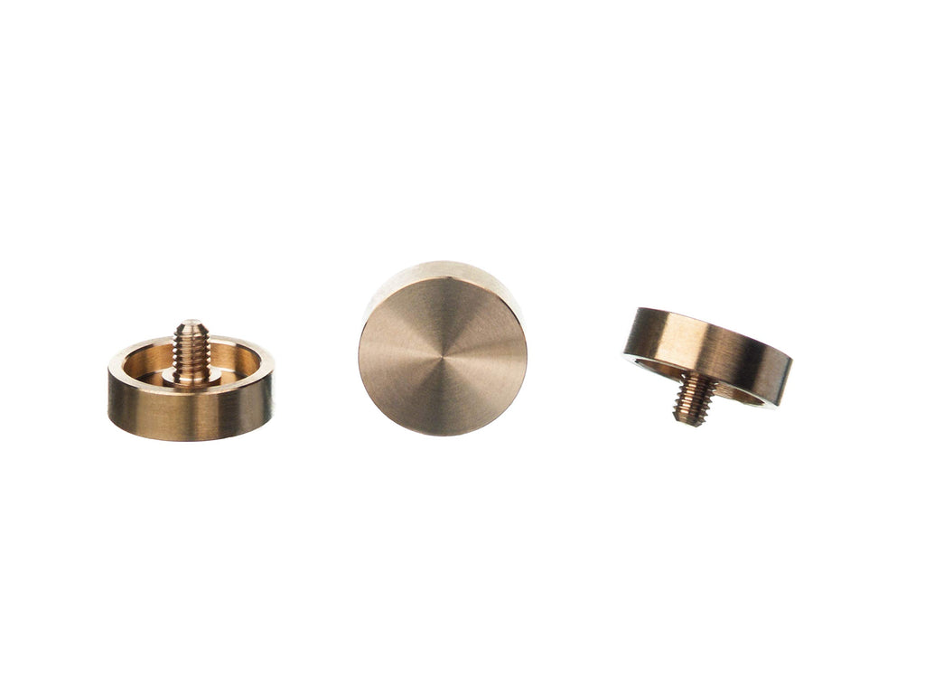 Trumpet Trim Kit for improving the sound. For all Bach Stradivarius Trumpet. Custom made KGUBrass (HEAVY, Antique Bronze Lacquer)