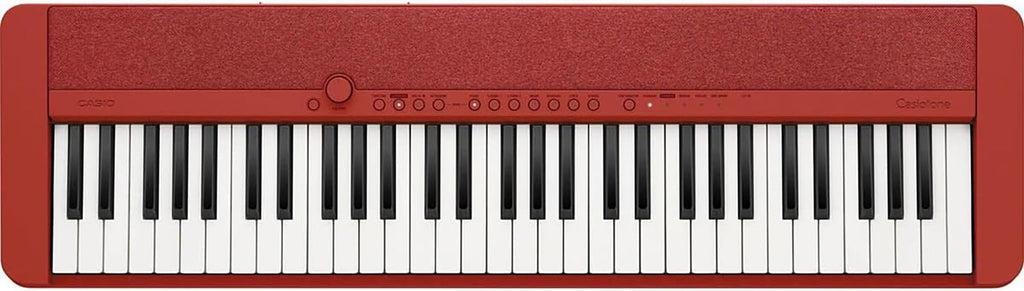 Casio CT-S1 Casiotone 61-Key Portable Keyboard - Black Bundle with Adjustable Stand, Bench, Headphones, Sustain Pedal, Instructional Book, Instructional DVD, and Austin Bazaar Polishing Cloth
