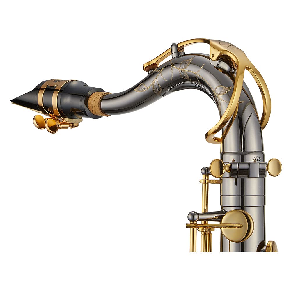 Antigua Winds PowerBell Professional Bb Tenor Saxophone(Yellow brass with lacquered finish/enlarged bell/new neck design/ergonomic design/hand engraving/ABS case)/WRTS4248LQ