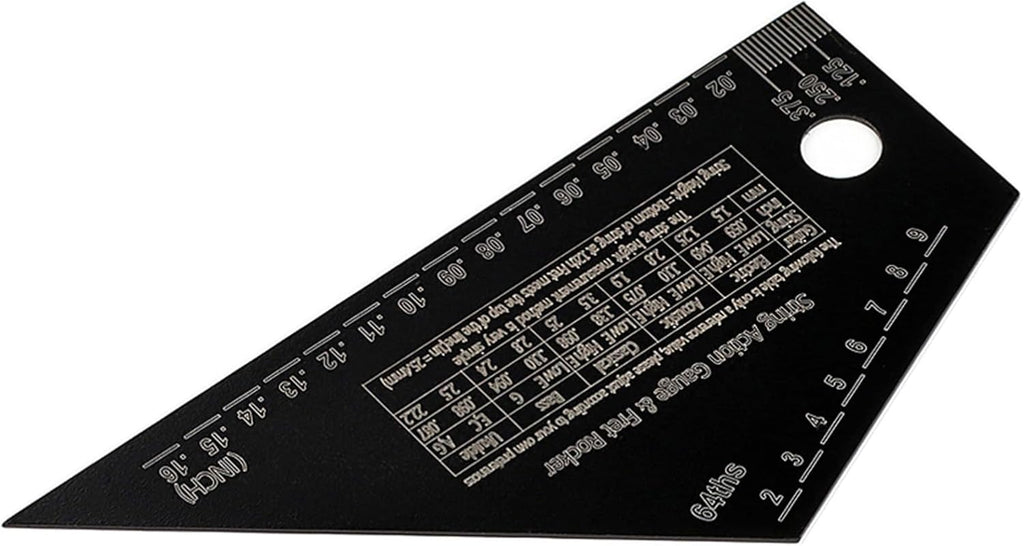 Guitar String Height Rulers String Action Gauges Rulers Guitar Repairing Tool for Guitar, Ukuleles, Banjos, Mandolin
