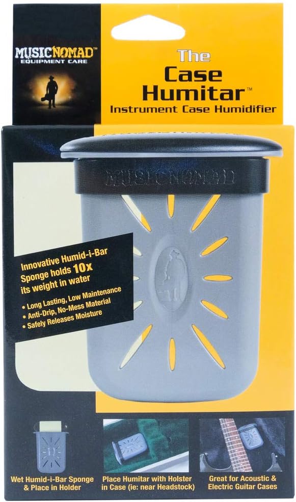 MusicNomad MN303 Case Humitar Instrument Case Humidifier with Holster