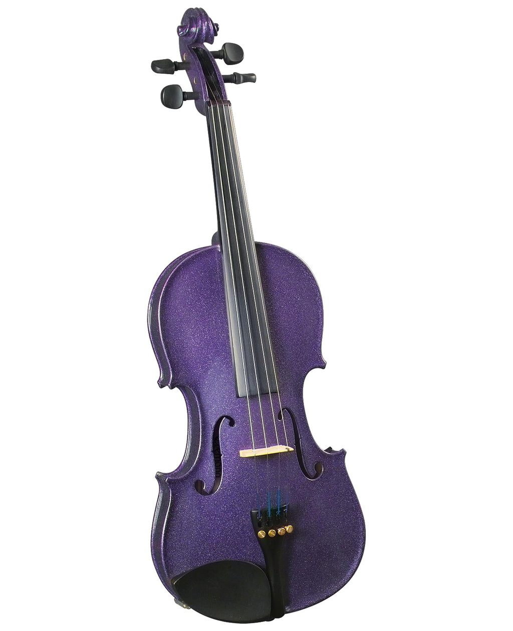 Cremona SV-75 Premier Novice Violin Outfit – 1/8 Size – Hand-Carved Spruce & Maple, Prelude Strings, Fine Tuners, Kaufman-Style Chinrest, Right-Handed