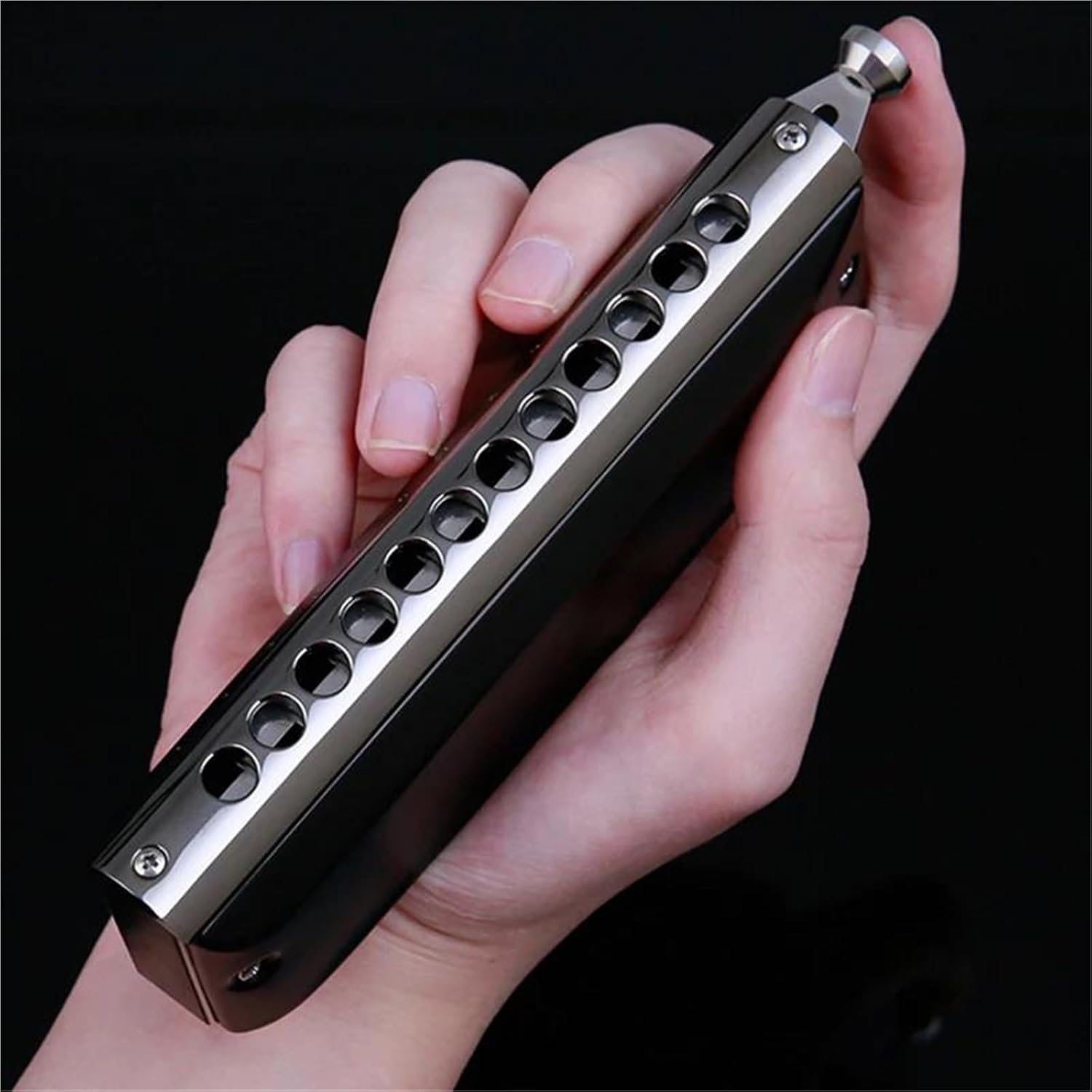 Professional Harmonica Chromatic Harmonica C Key 12-Hole 48 Tones Armonica Chromatic Mouth Organ Professional Musical Instruments
