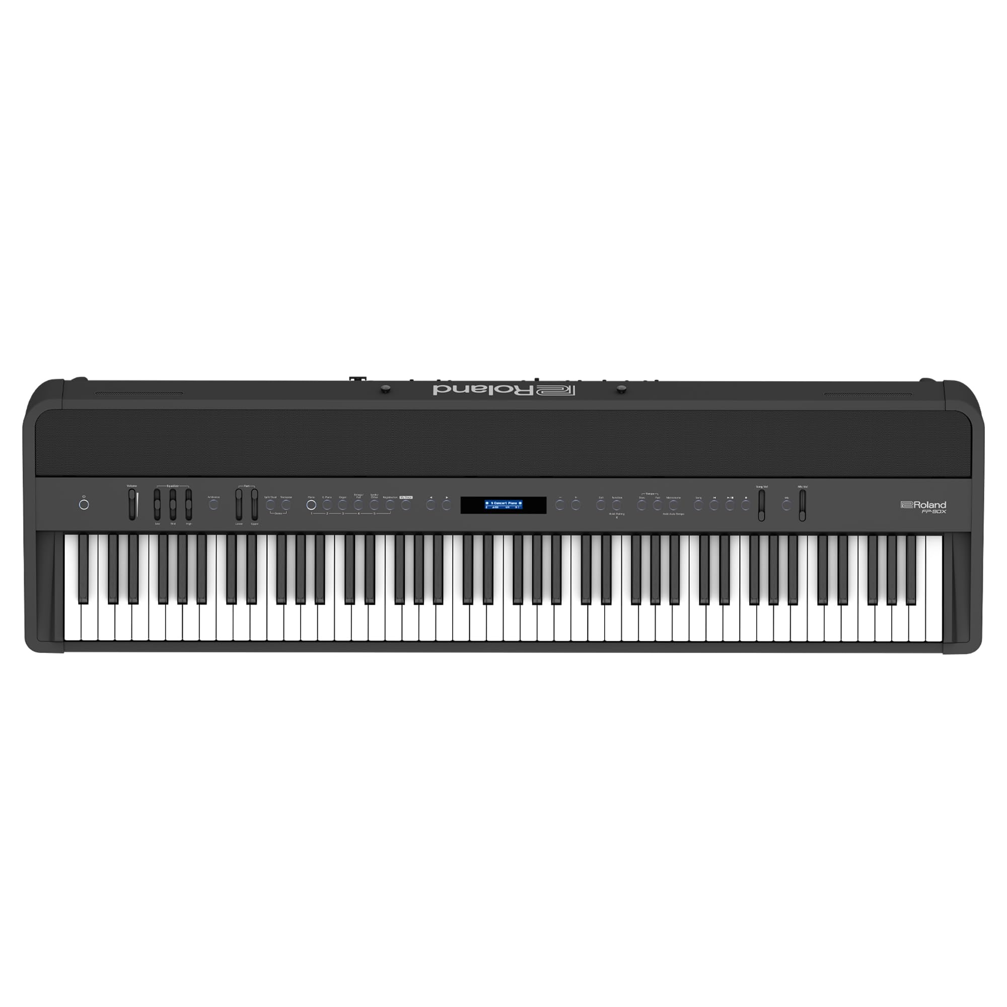 Roland FP-90X | Flagship Portable 88-Note Digital Piano | Immersive & Powerful 4 Speaker System | Distinctive Acoustic Tones & Deep Sound Shaping | Bluetooth & MIDI Connectivity | Black