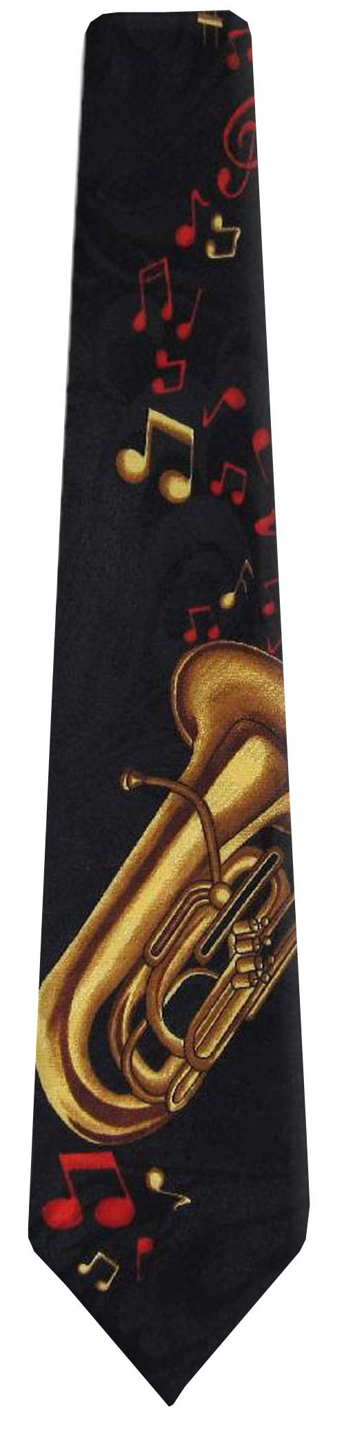BUYYOURTIES Mens Musical Wind Instrument Neck Tie
