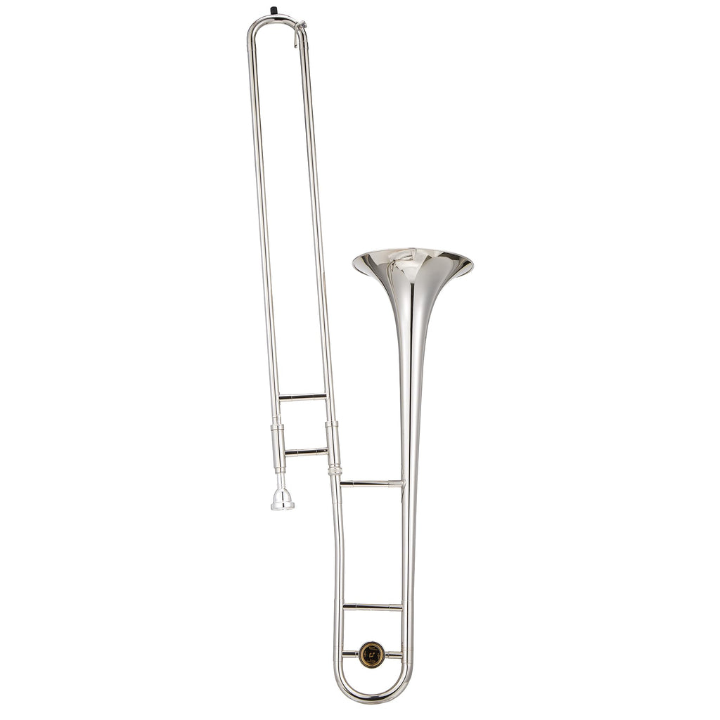 Senfot Alto Trombone Starter Kit, Gold Lacquer Brass with Case, Mouthpiece, Gloves, Cloth; Accurate tone and Penetraing Sound, School Band & Orchestra Essential Instrument