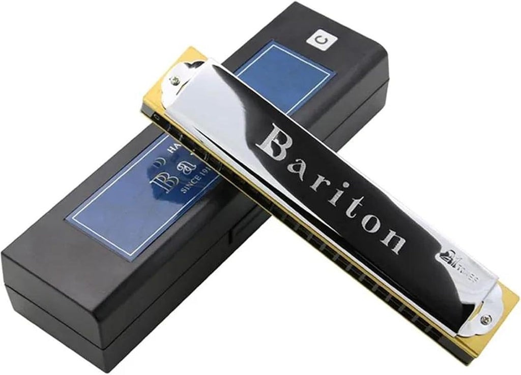 Harmonica 21 Tones 21 Holes Mouth Organ Professiona Armonica Wood Comb Harp Key of C Musical Instruments