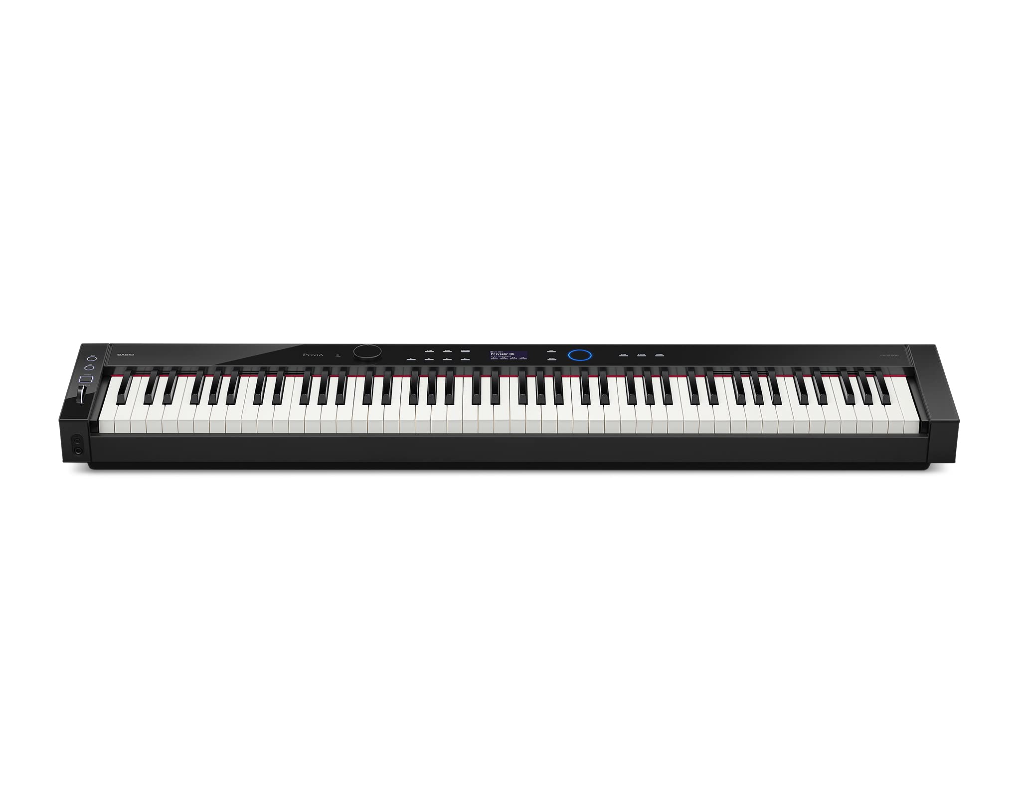 Casio Privia PX-S7000 Digital Piano - Black Bundle with Bench, Stand, Triple Pedal Unit, Headphones, Piano Book, Online Piano Lessons, Austin Bazaar Instructional DVD, and Polishing Cloth