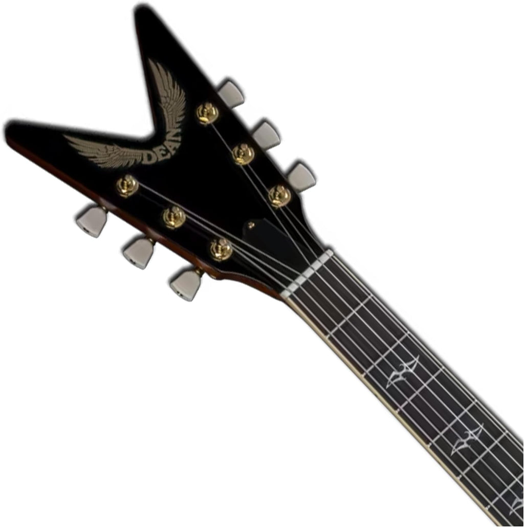 USA Vengeance Mahogany Gloss Natural Pickguard by Dean Guitars