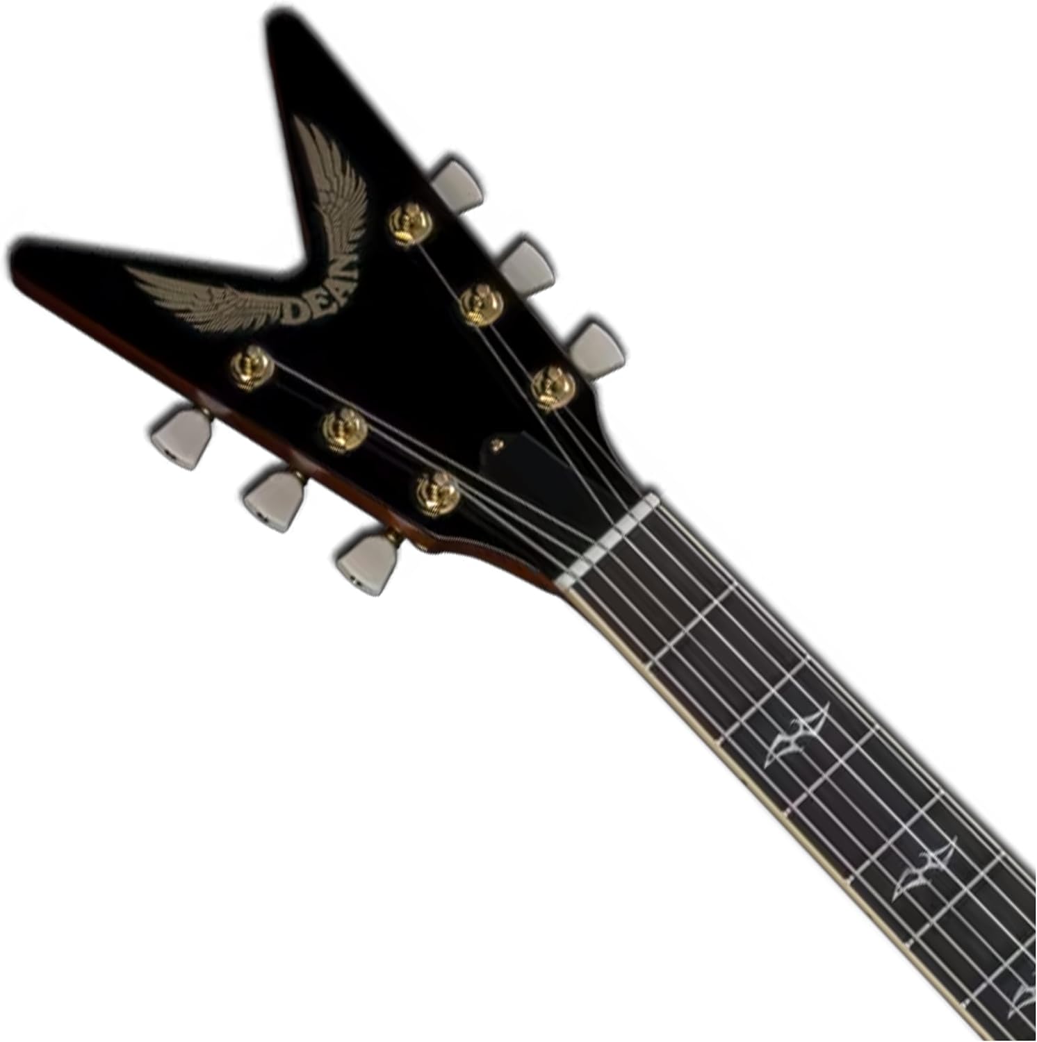 USA Vengeance Mahogany Gloss Natural Pickguard by Dean Guitars