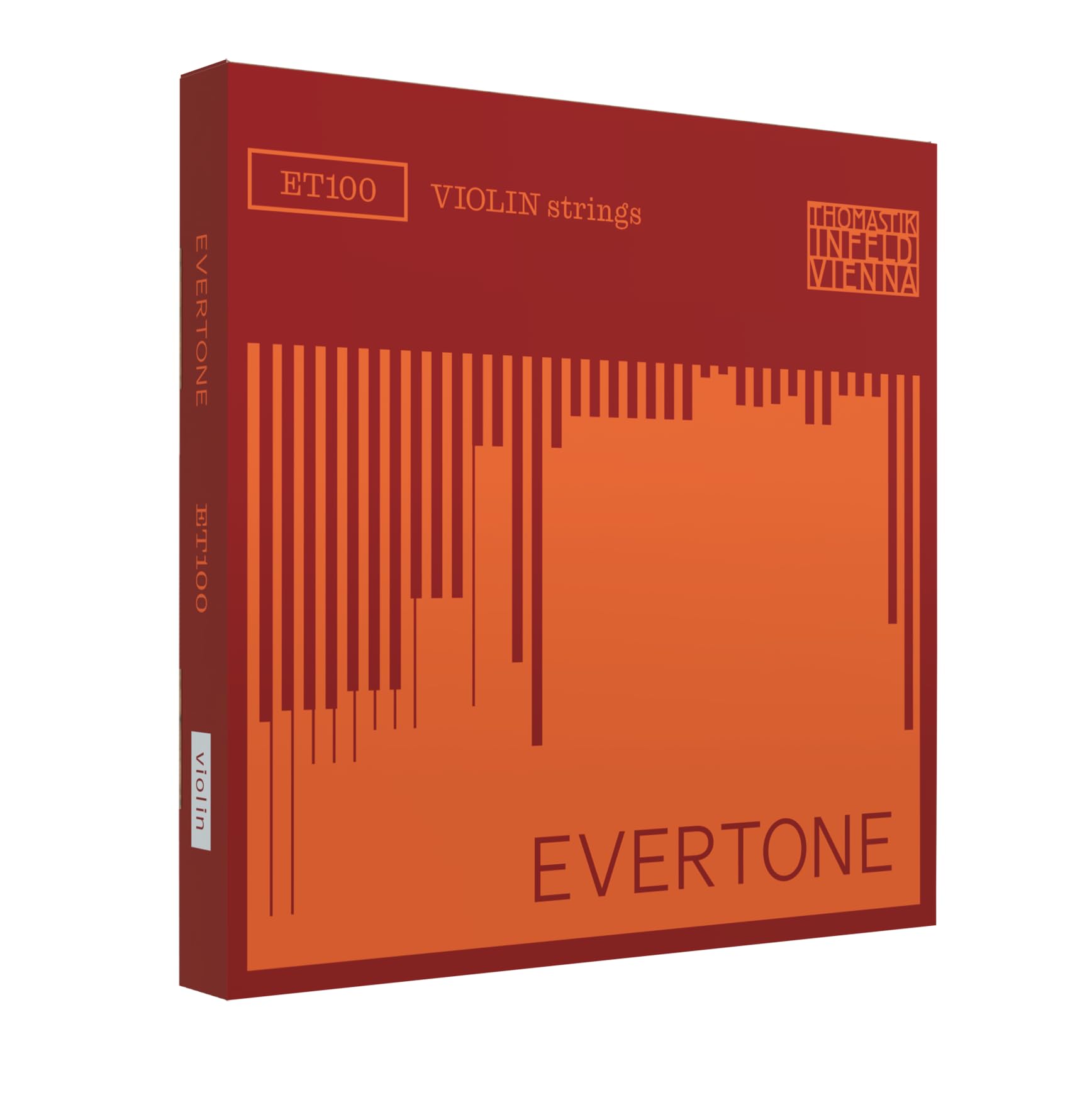 Thomastik-Infeld Evertone Dominant Violin String Full Set - Medium Tension for Beginners - Easy to Play - Clear, Balanced Tone with Good Projection - Made in Austria