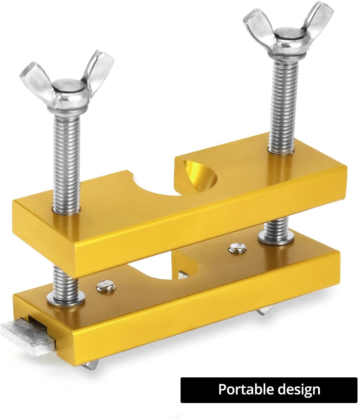 QWORK Trumpet Mouthpiece Remover Puller Tool for Brass-Wind Instrument, Gold