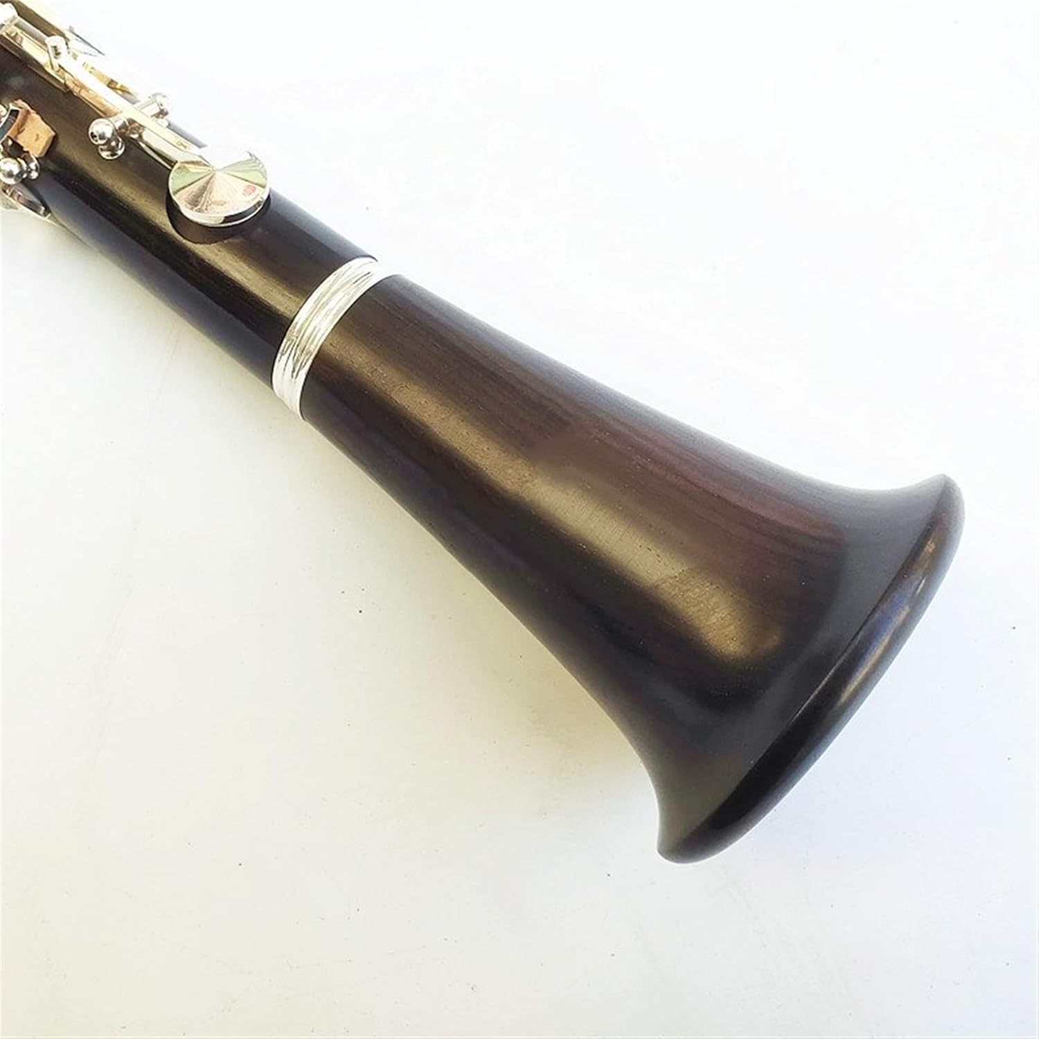 18 Key Clarinet G Tune Ebony Clarinet Silver Plated Keys Professional Musical Instrument with Case Student Clarinet