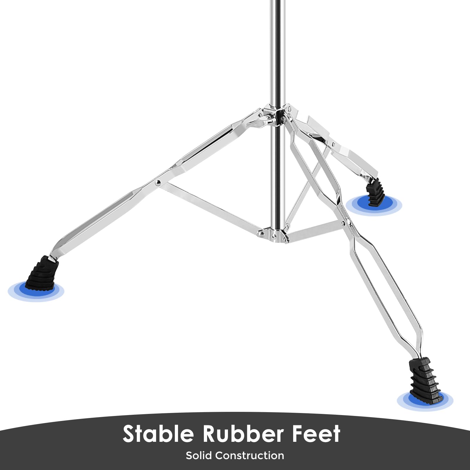 EASTROCK Trombone Stand, Retractable Height Adjustment, Triangular Stable Construction for Standard-sized Trombone