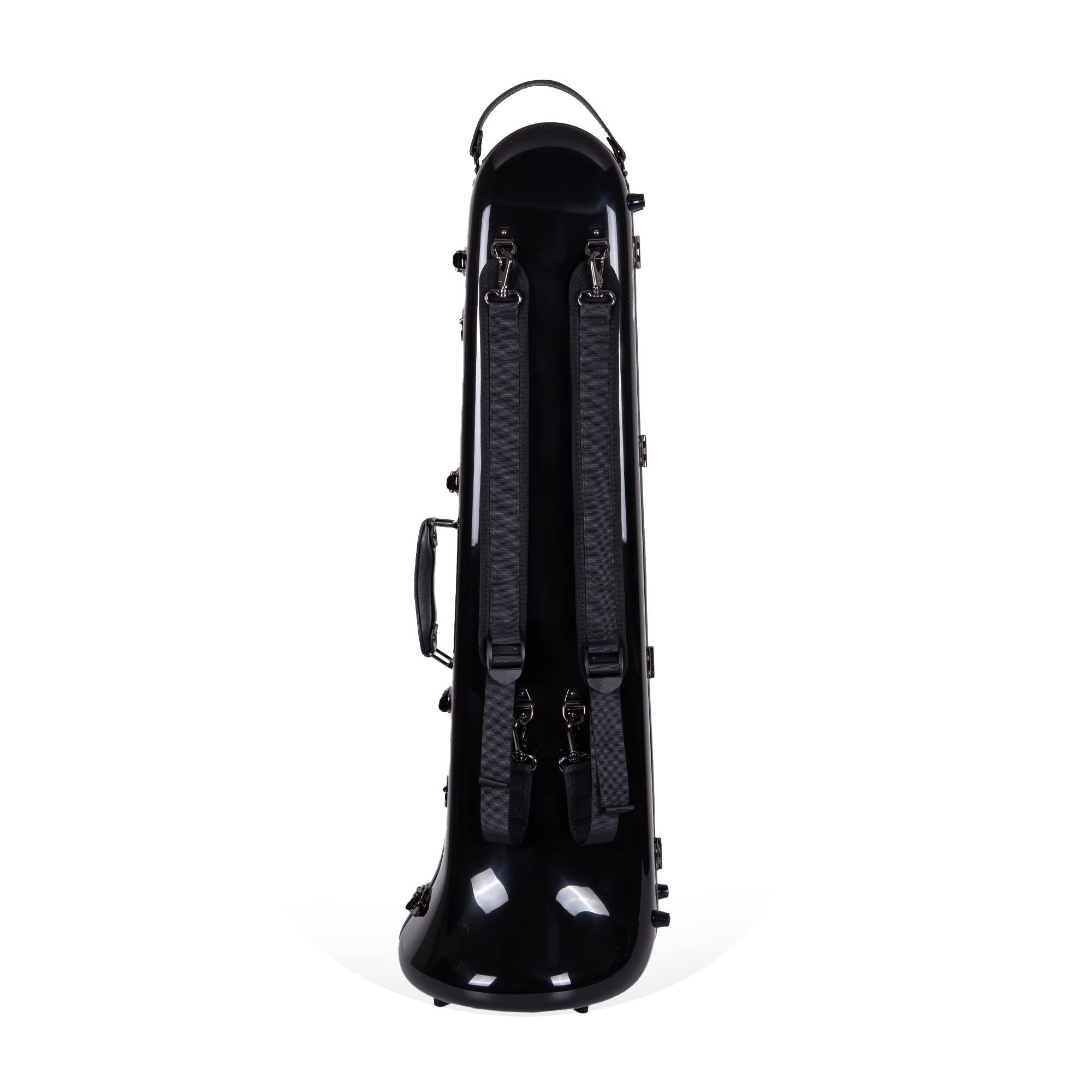 Crossrock CRF1000TBBK F-Trigger or Straight Trombone Case- Fiberglass- Backpackable-Black