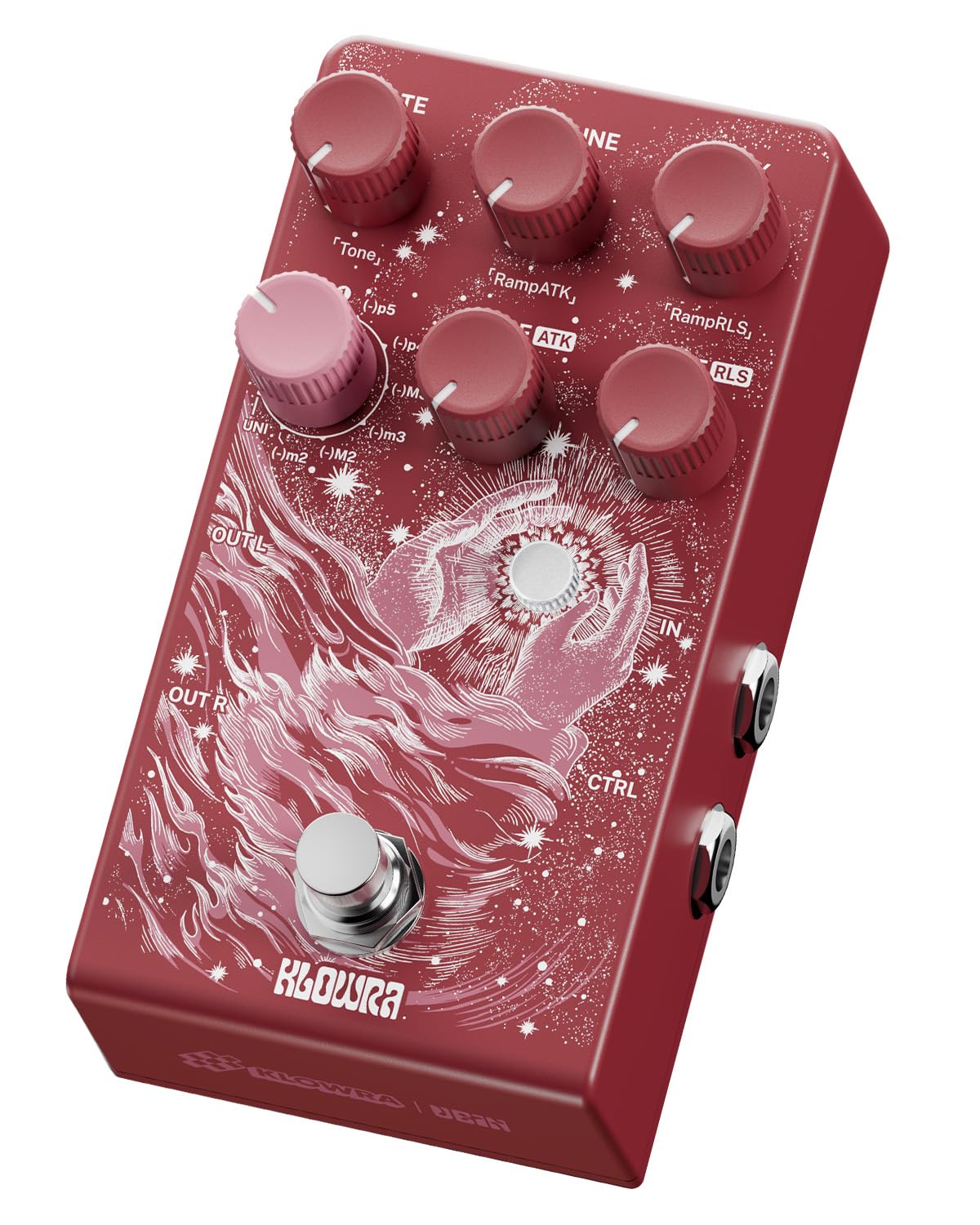 Verdict Polyphonic Octave Pedal for Guitar & Bass - Pitch Shifter with Synth, Organ & Cello Emulation; Zero Tone Loss Analog Dry-Through for Live Gigs & Studio; Freeze & Swell Ambient Effects