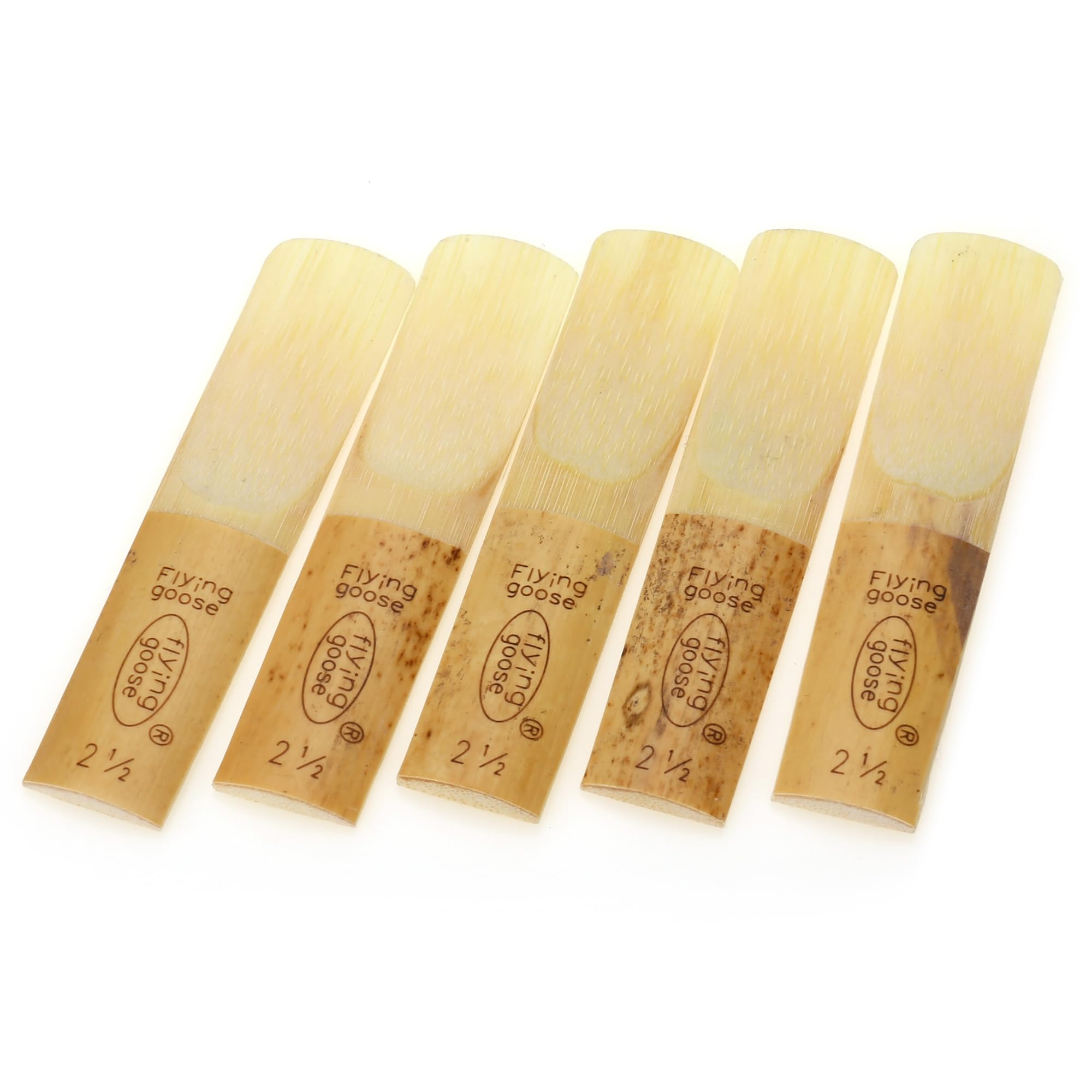 Alto Saxophone Reeds Strength 2.5, 10-Pack - Professional Quality Cane for Students & Beginners, Consistent Sound & Easy to Play, Includes Individual Case (Compatible with Alto Sax)