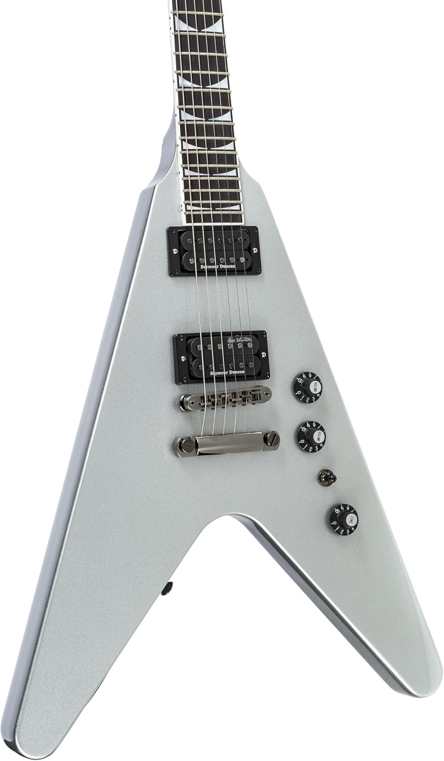 Gibson Dave Mustaine Flying V EXP Electric Guitar - Silver Metallic