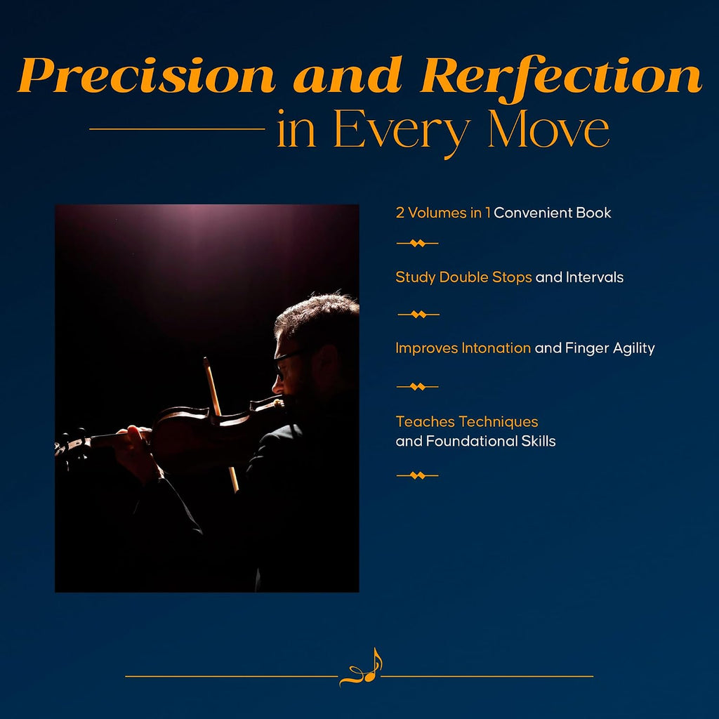 Melodious Double-Stops for Violin Complete Edition by Josephine Trott | Violin Technique and Etude Book for Beginners and Students | Classical Violin Sheet Music Exercises | Violin Songbook