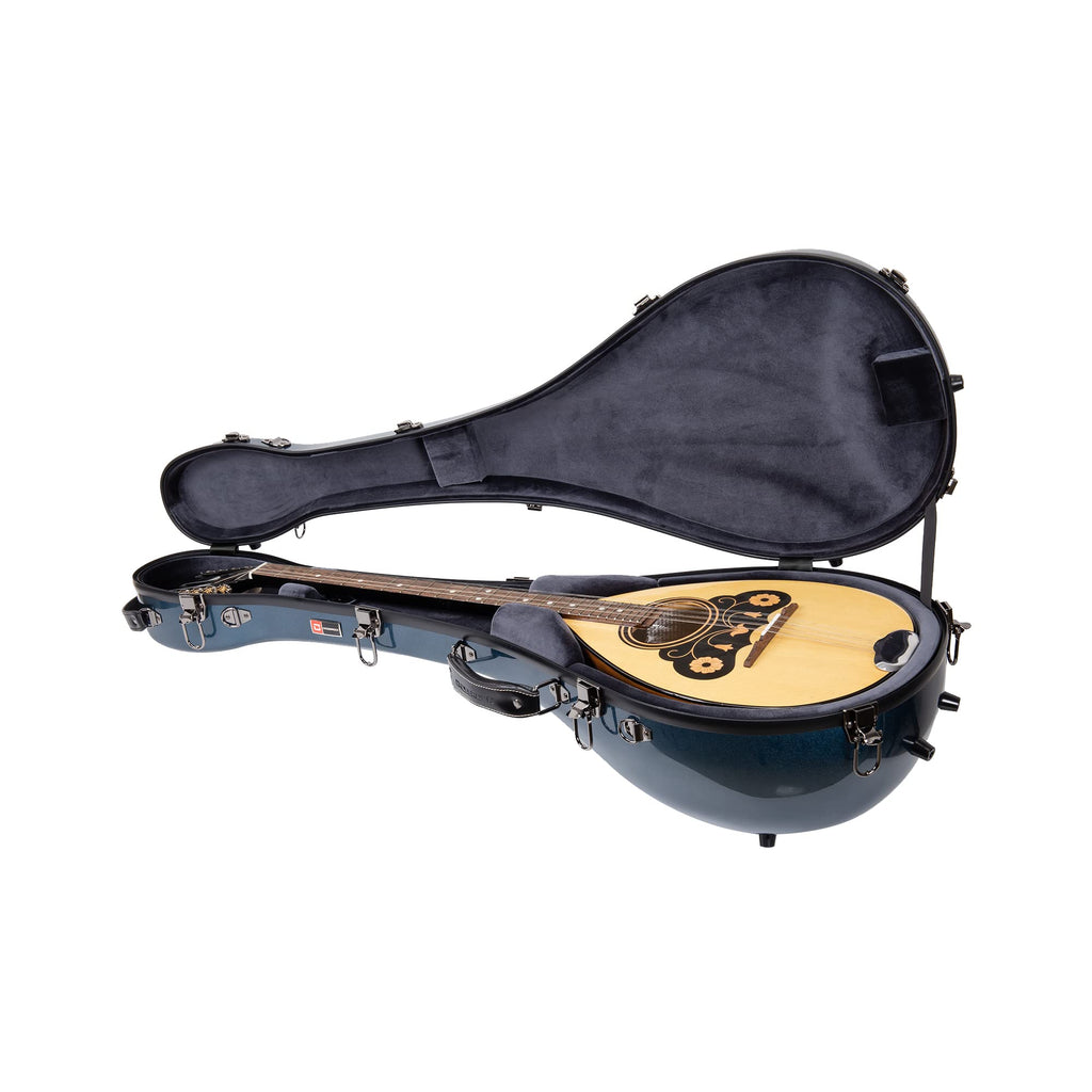 Crossrock Fiberglass Case fits for Trumpet with removable shoulder straps-Black(CRF1020TRBK)