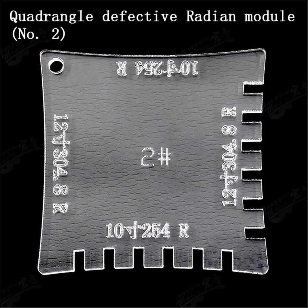 Guitar Fretboard Measuring Ruler Repair Tool Made Of Transparent Acrylic Material Guitar Luthier Tools Set