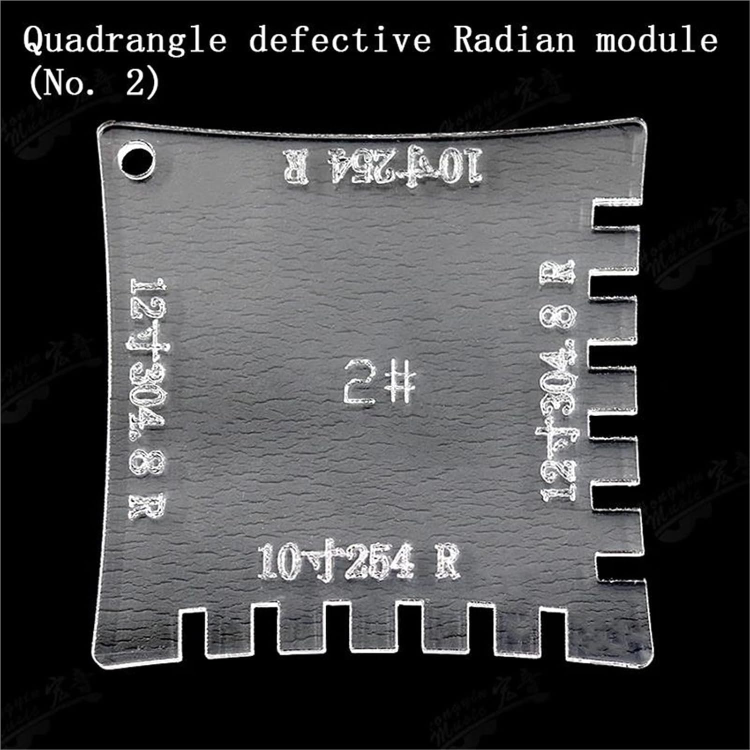Guitar Fretboard Measuring Ruler Repair Tool Made Of Transparent Acrylic Material Guitar Luthier Tools Set