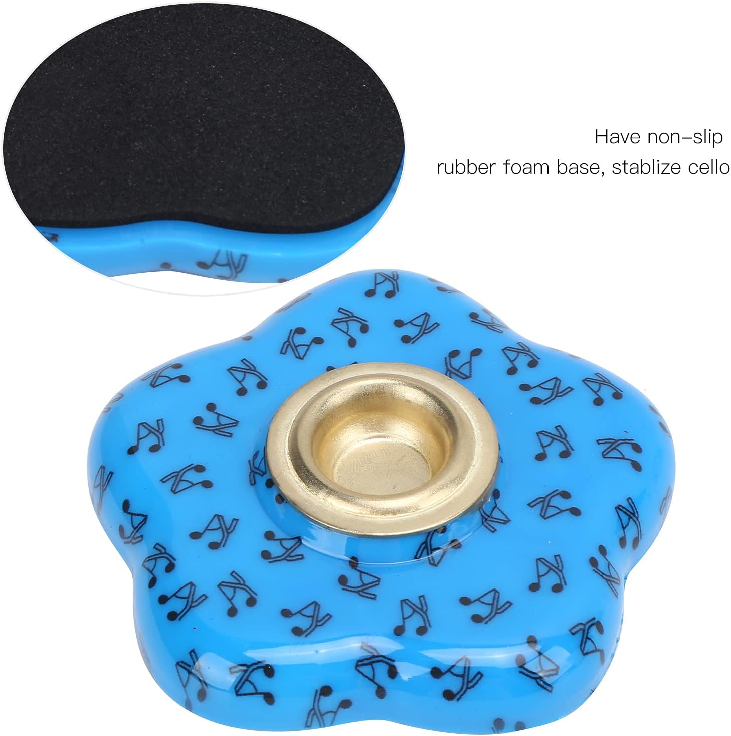Cello Rock Stop, Cello Stand, Electric Cello Accessories, Rest Stop Protector Instrument Gifts LN89