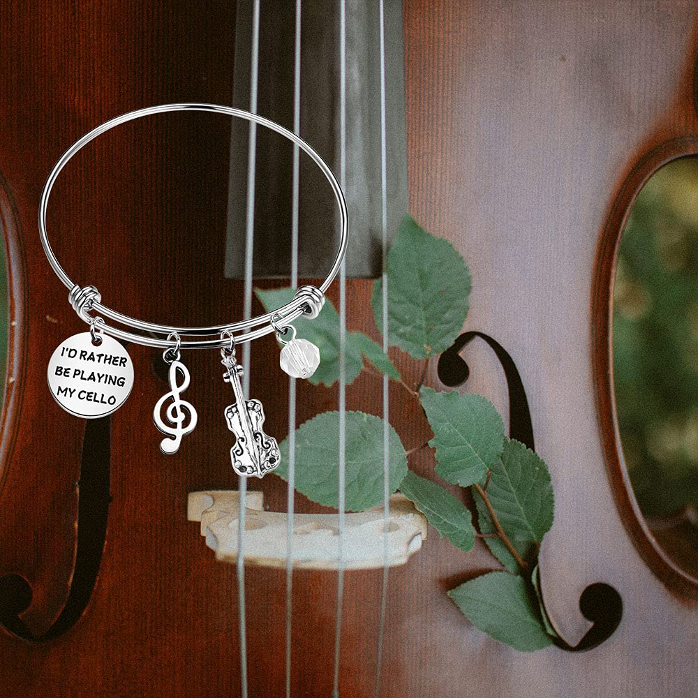 MAOFAED Cellist Bracelet - Cello Player Gift for Her