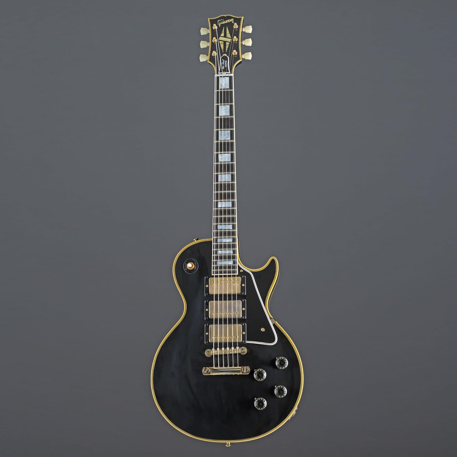 Gibson Custom Shop 1957 Les Paul Custom Reissue Ebony 3-Pickup VOS w/case