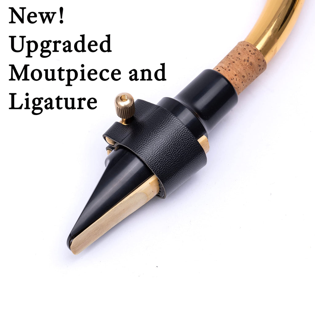 Saxophone Herche Superior Alto Saxophone X3 | Professional Instruments for All Levels | High F# Key | Educator Approved & Service Plan
