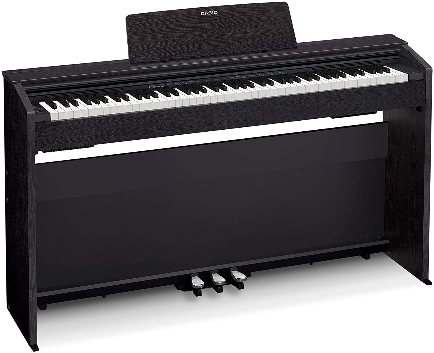 Casio PX-870 Privia Digital Piano - Black Bundle with Furniture Bench, Headphones, Instructional Book, Online Lessons, Instructional DVD, and Austin Bazaar Polishing Cloth
