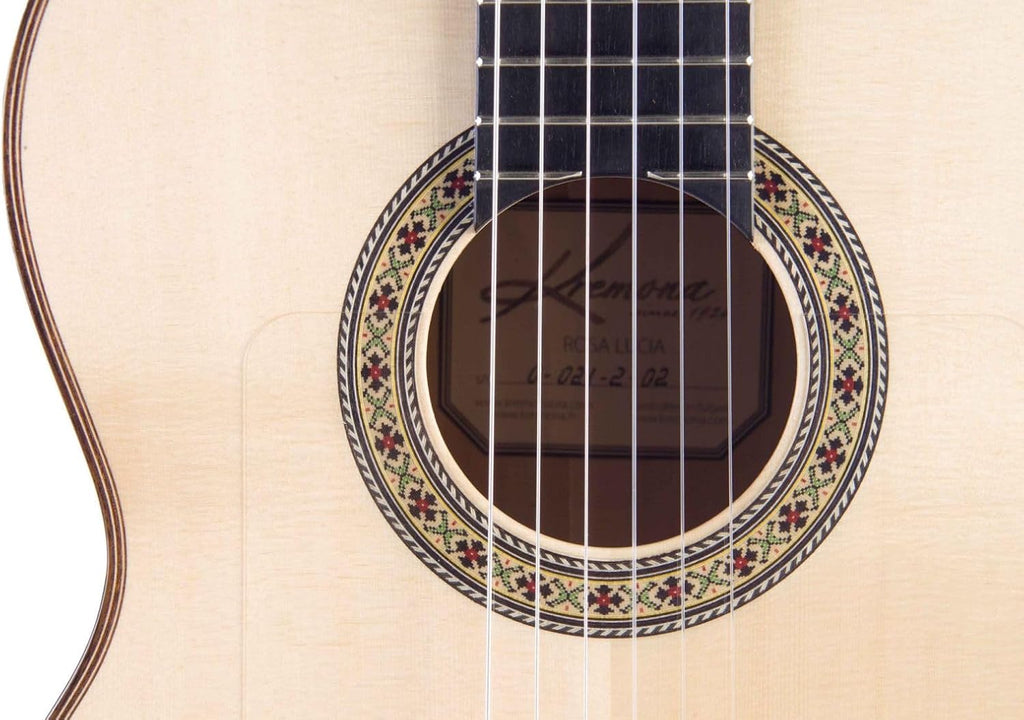 Rosa Lucia Flamenco Guitar, Solid Alpine Moon Spruce Top, Solid Cypress Back and Sides, Honduras Cedar Neck, Indian Ebony Fingerboard