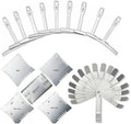 15PCS Guitar Luthier Tools Set Including Guitar Radius Gauge, String Action Ruler Gauge Feeler Gauge, Guitar Notched Radius Gauges For Guitar and Bass