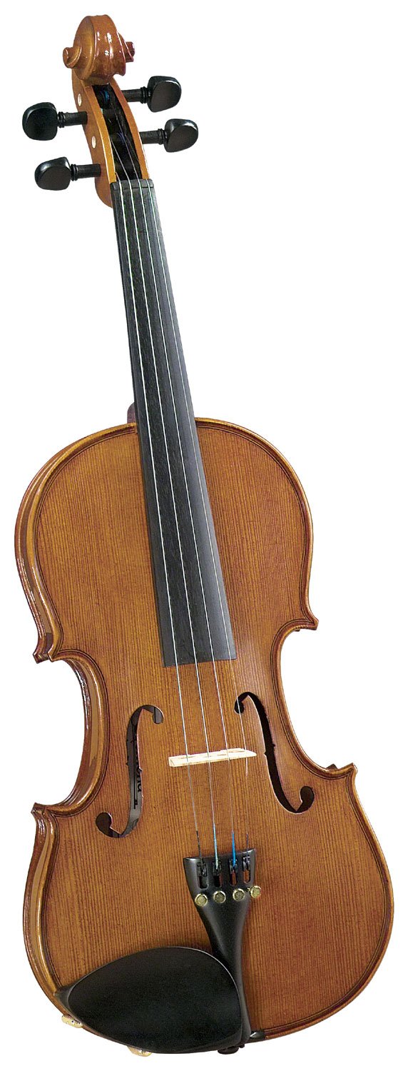 Cremona SV-175 4/4 Premier Student Violin Outfit – Solid Spruce Top, Maple Back, Ebony Fittings, Prelude Strings, Case & Bow for Beginner & Advancing Students