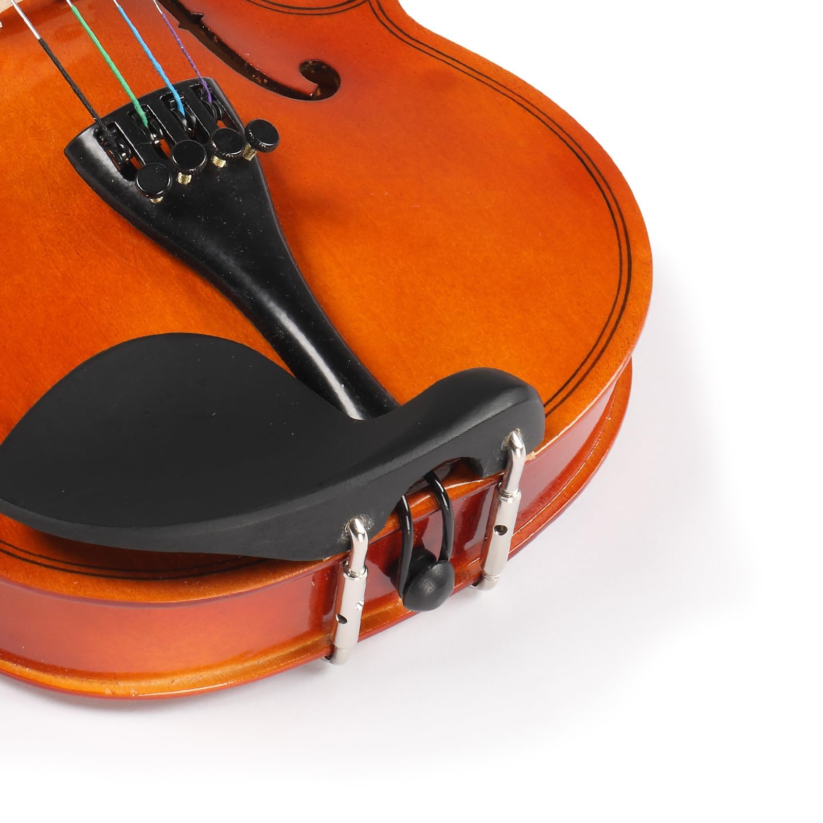 4/4 Full Size Beginner Violin, Acoustic Fiddle Set for Adults, Teens, and Students (Age 12+), with Case, Bow, Bridge, and Rosin (Pink)