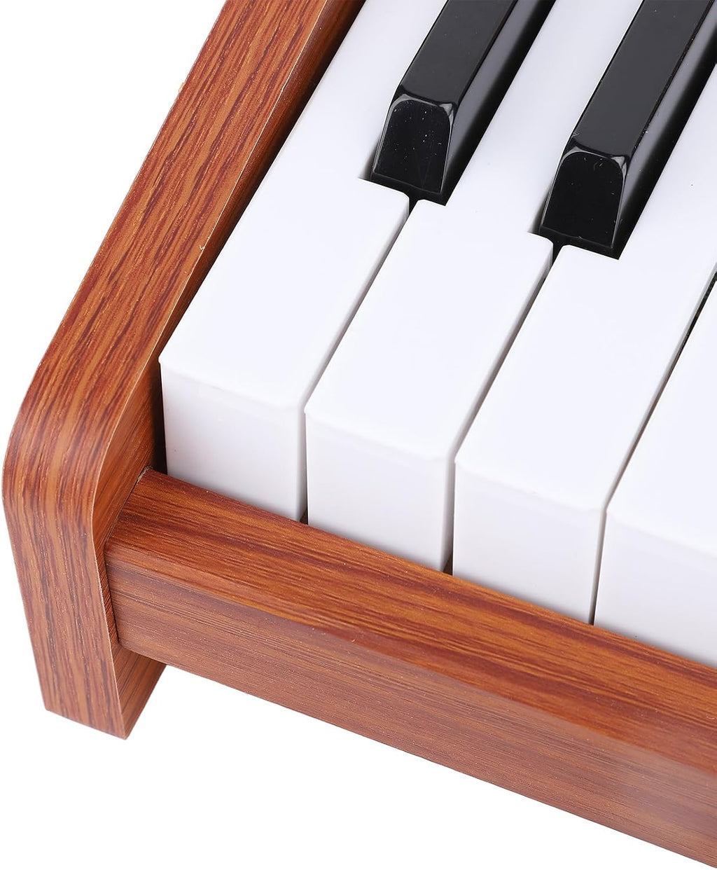 Alomejor 37 Key Piano Keyboard, Electronic Organ Music Toy for Kids with Imitation Wood Grain Design, Stable Construction and Standard Size Keys, 3 Full Octaves for Educational Instrument