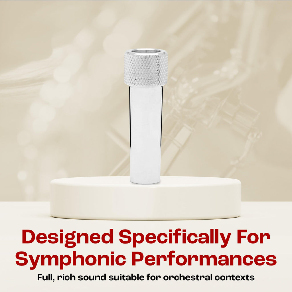 Denis Wick Mouthpiece Adaptor for Trumpet - Silver Plated, Quick & Handy Way Connector for Cornet Players to Trumpet Mouthpiece - Durable Design with Reliable Fit, Suited to Students & Professionals