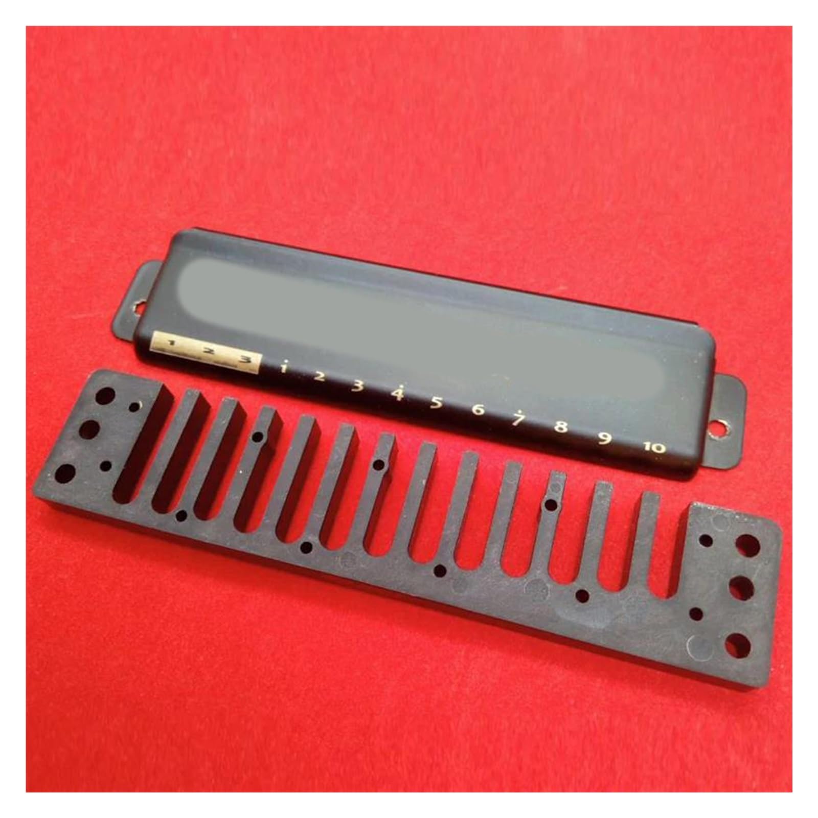 Bass Harmonica 13 Holes Diatonic Harp Mouth Organ Musical Instruments Harmonika Harmonica Professional (Color : BA key)
