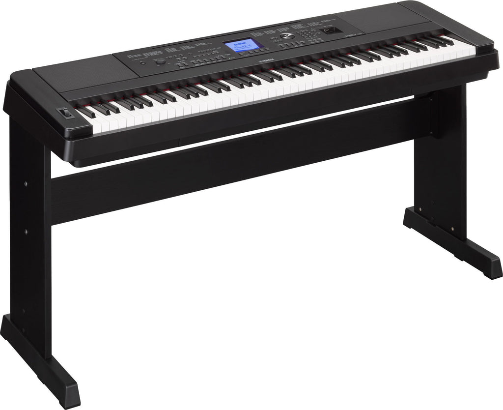 Yamaha DGX660WH 88-Key Weighted Digital Piano with Furniture Stand, White