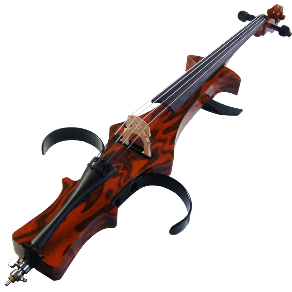 Aliyes Handmade Professional Solid Wood Electric Cello 4/4 Full Size Silent Electric Cello-Wood Grain