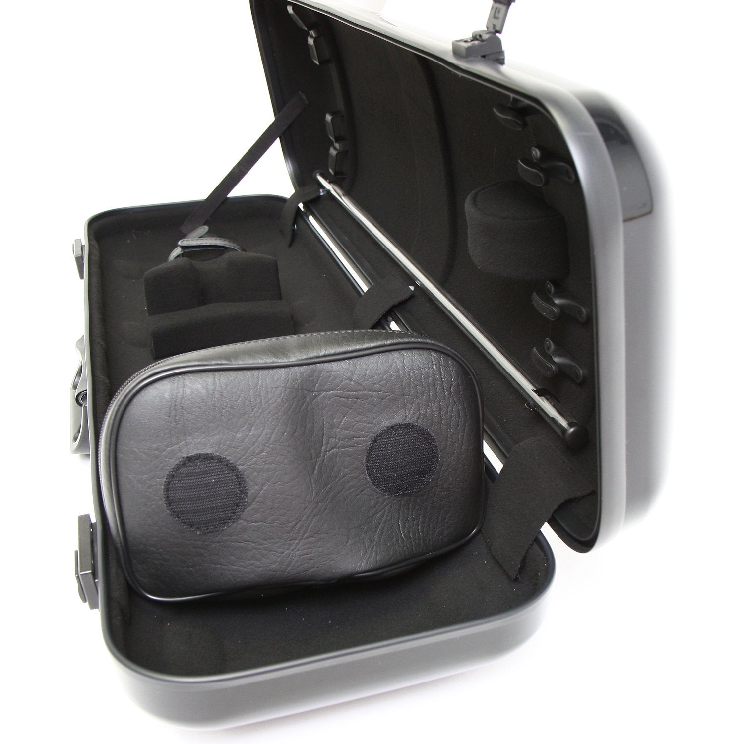 GEWA AIR 2.1 Violin Case Black High Gloss with Additional Side Handle Made in Germany