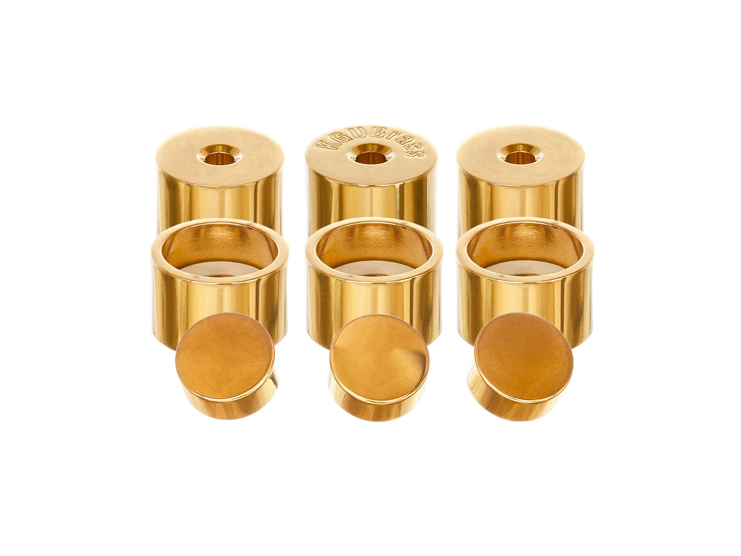 Trumpet Trim Kit for improving the sound. For all Bach Stradivarius Trumpet. Custom made KGUBrass (HEAVY, Antique Bronze Lacquer)