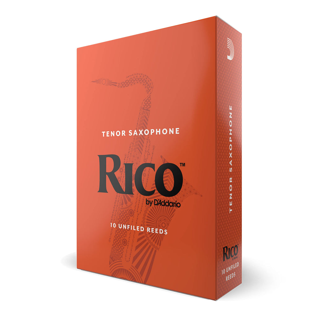 Rico Organic Tenor Saxophone Reeds, Strength 3.0, Pack of 10