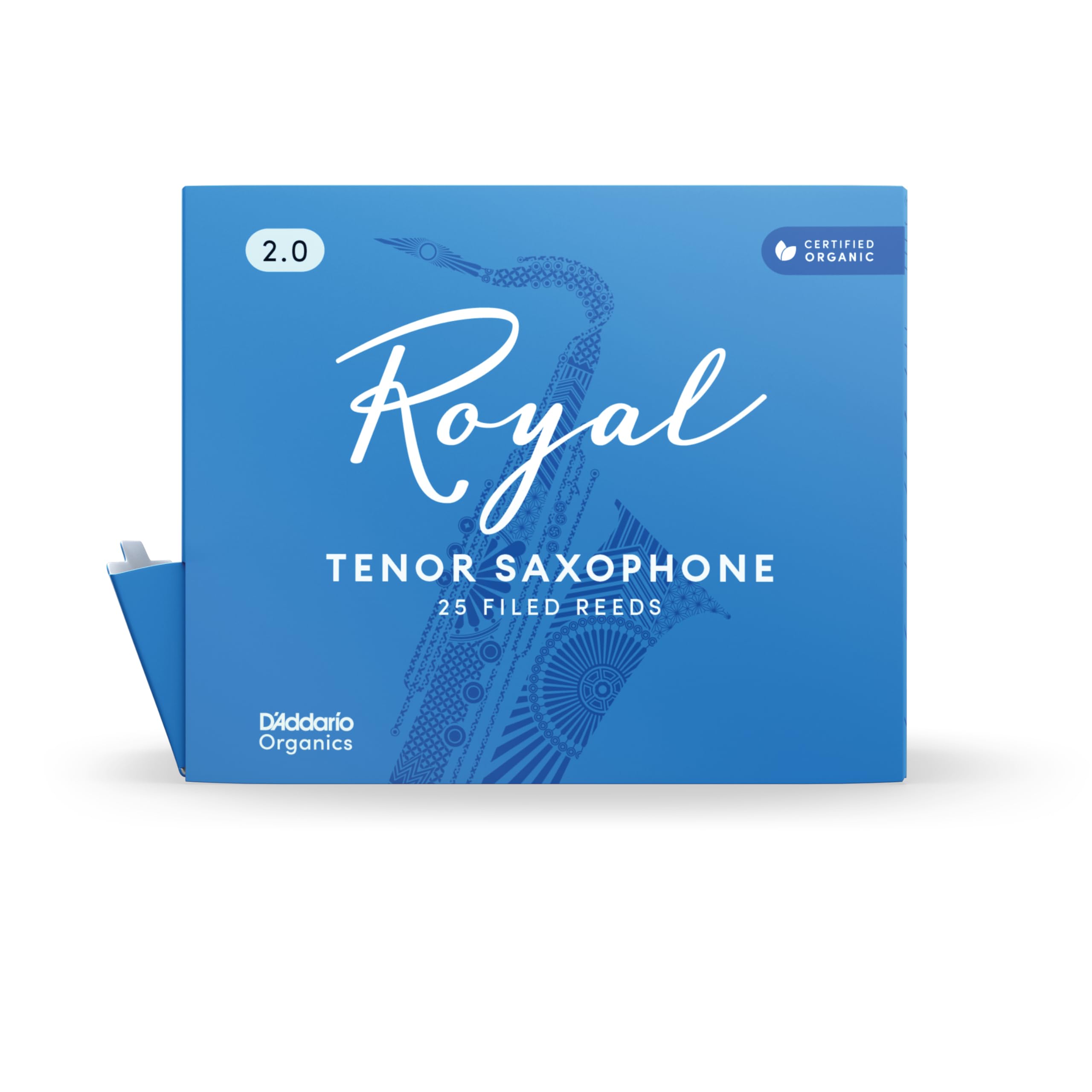 Royal by D'Addario Tenor Sax Reeds, Strength 3, 25-pack