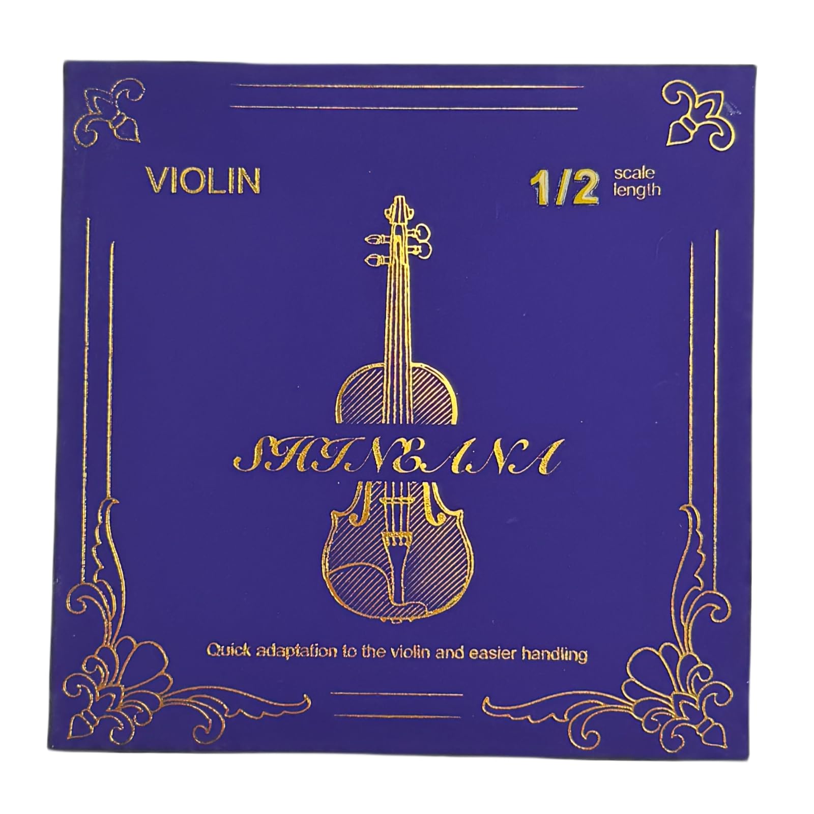 Violin Strings 4/4 Full Set, 4/4 Violin Strings Replacement,Long-Lasting Durability & Rich Tone - Handcrafted with Premium Materials- For All Levels (3/4 Scale)